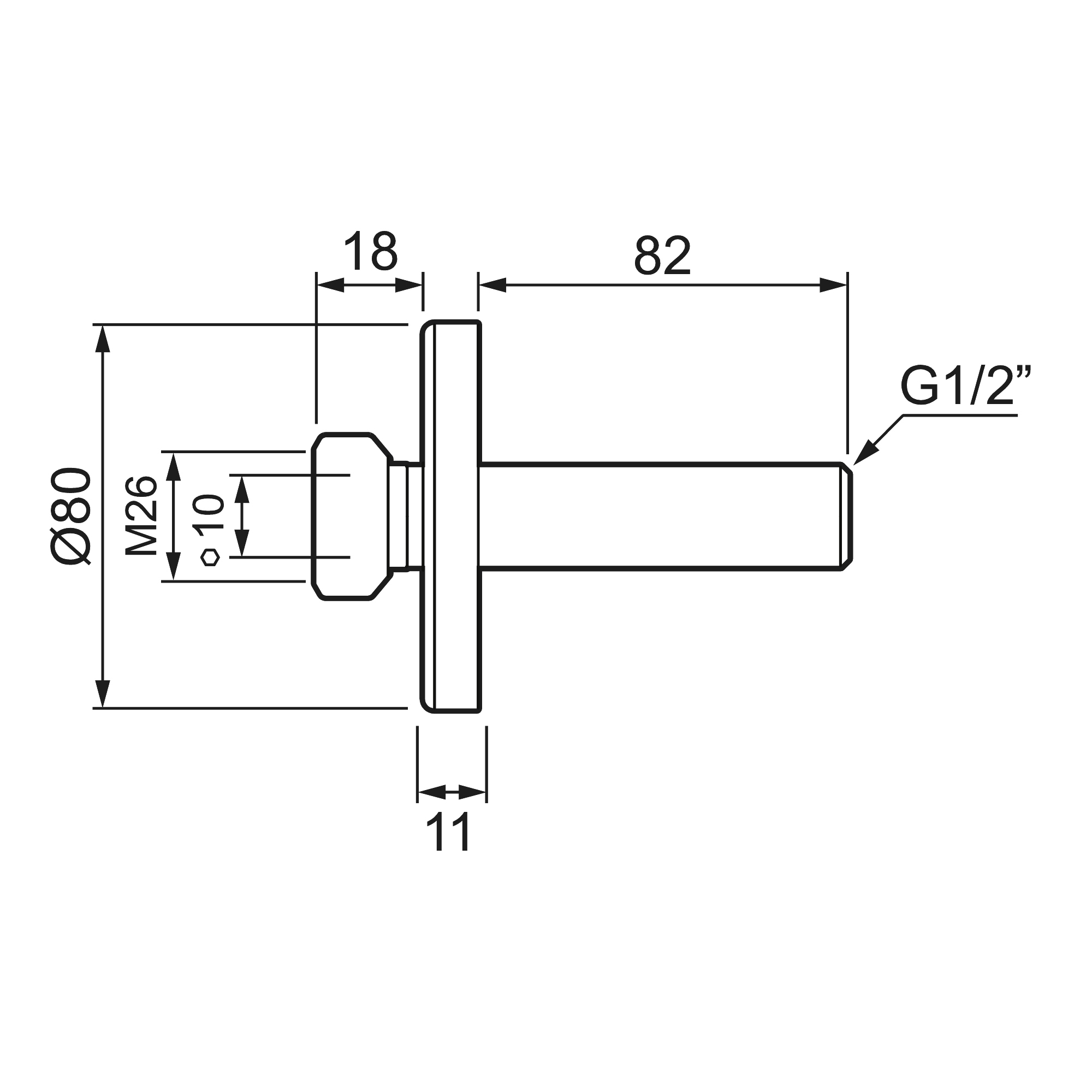 Anslutningskoppling Mora