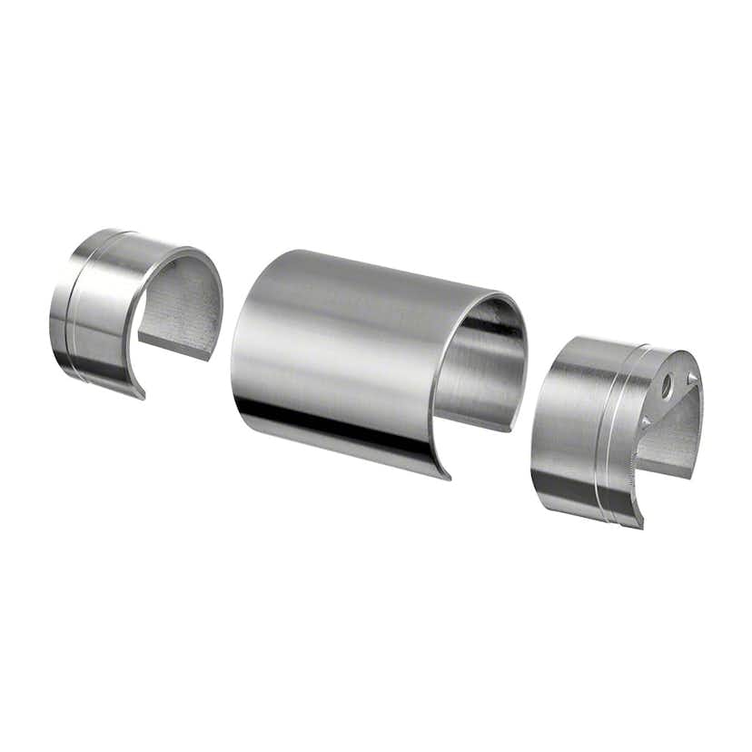 Koppling Herrljunga Ledstångsfabrik Rak Överliggare Inomhus 50 mm