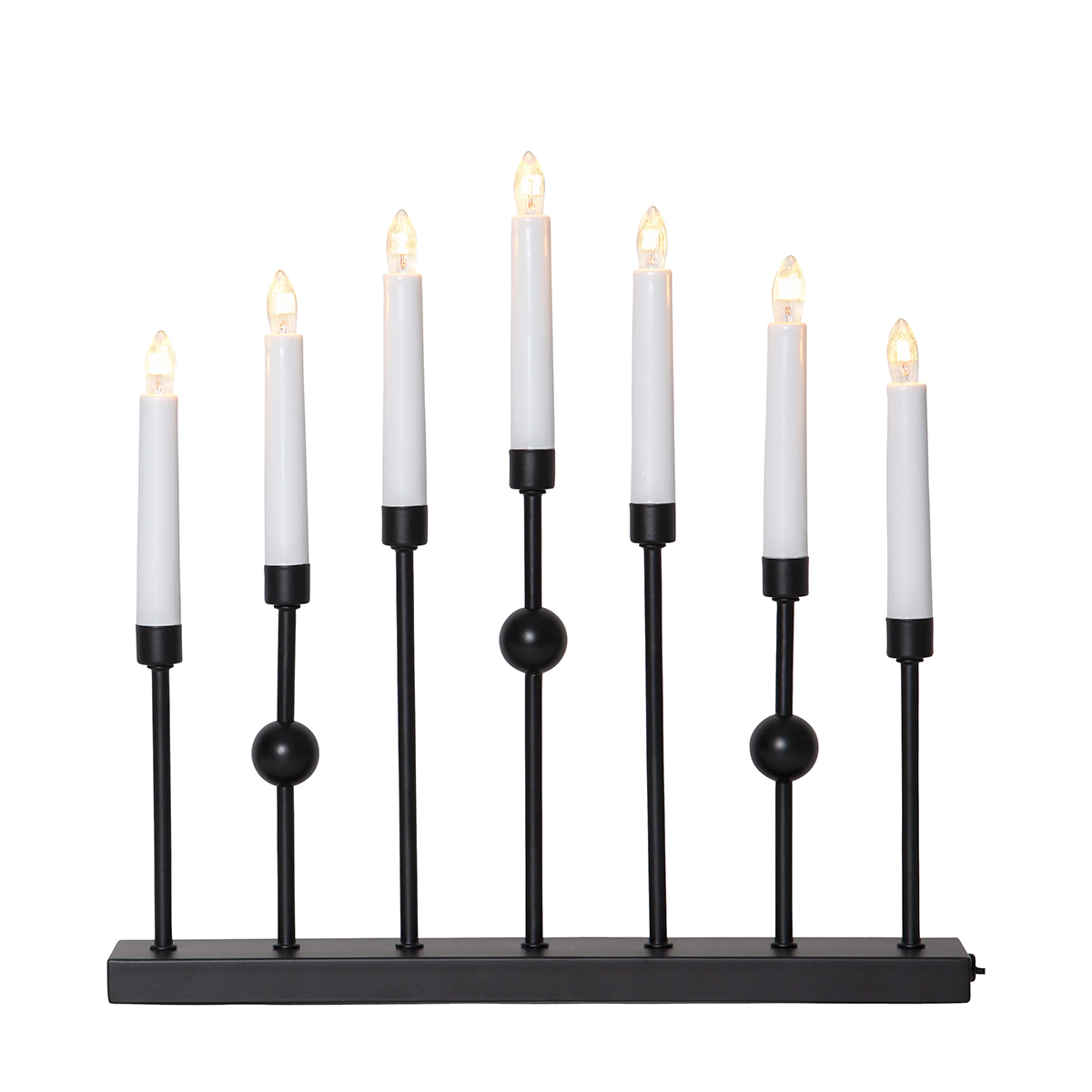 Ljusstake Star Trading Gustavo 7-armad Adventsljusstake