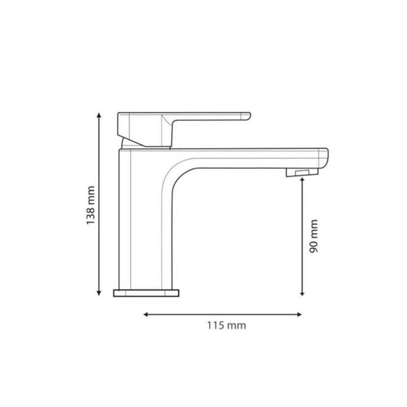 Tvättställsblandare Hafa Smooth