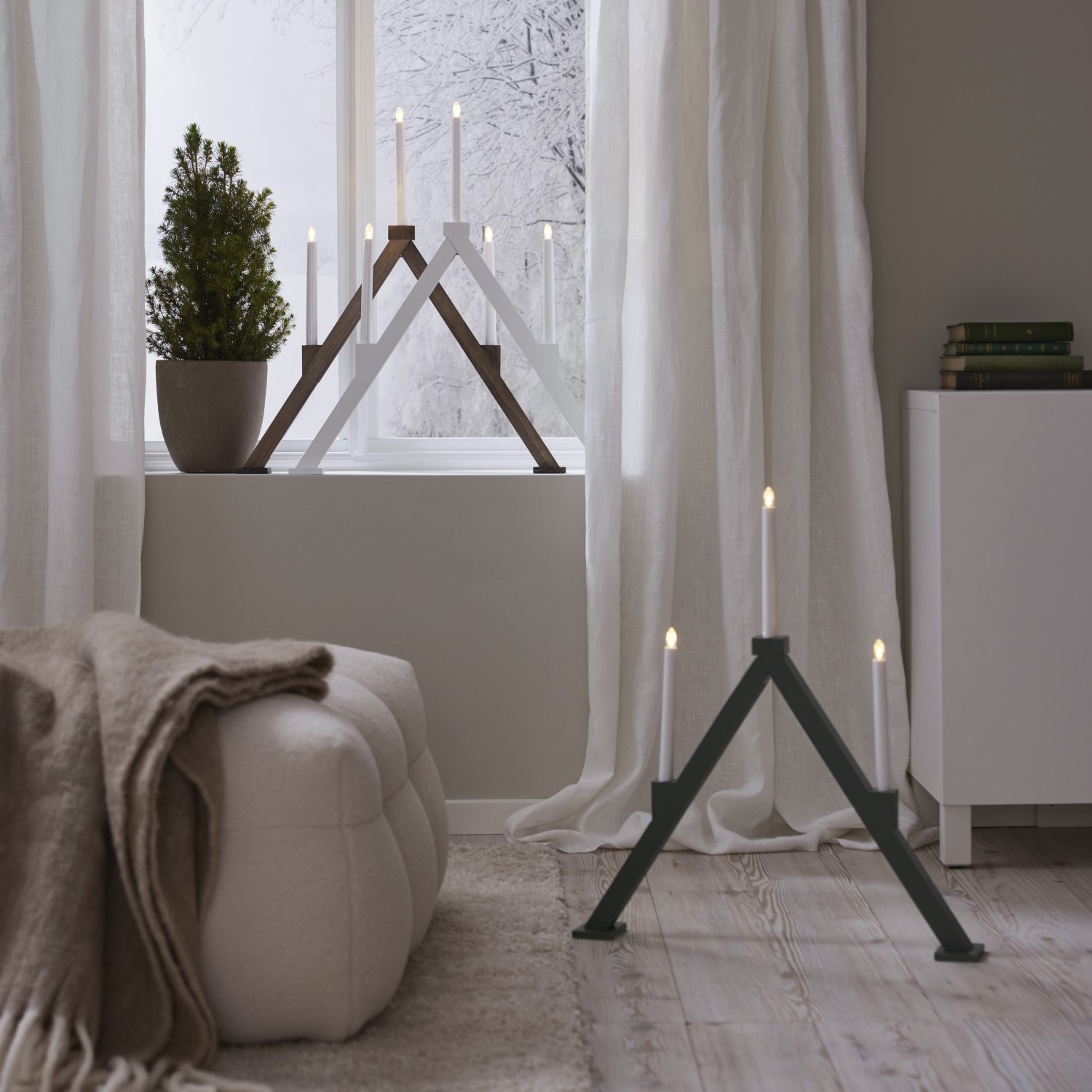 Adventsljusstake Star Trading Vika