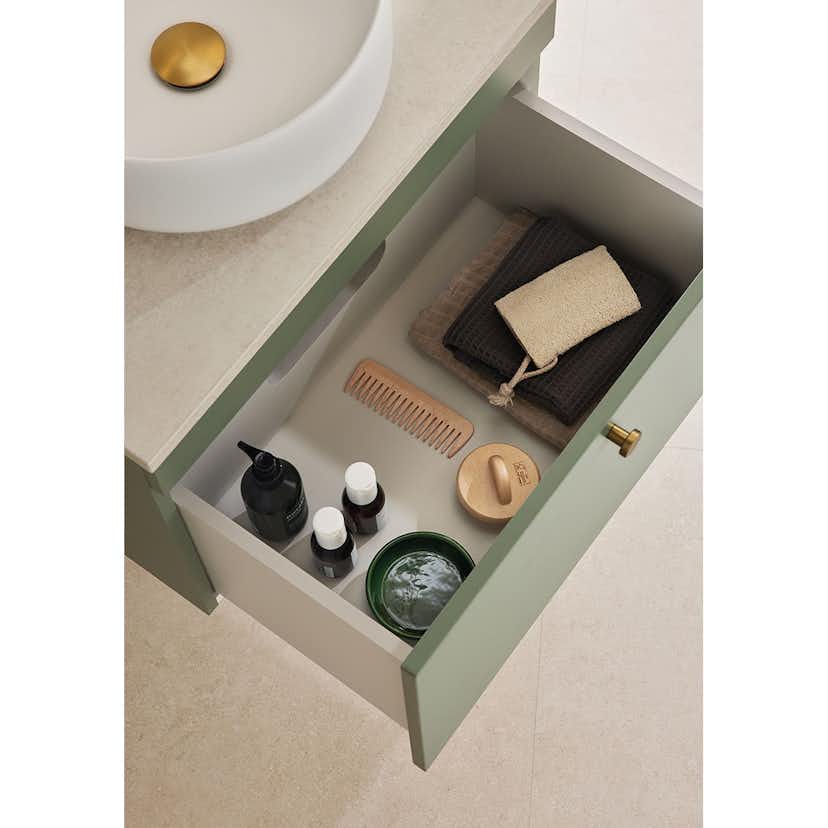 Tvättställsskåp Hafa Haze med Bänkskiva och Tvättställ