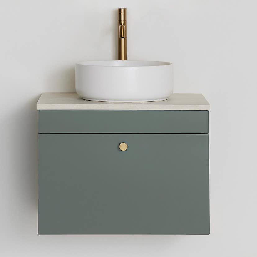 Tvättställsskåp Hafa Haze med Bänkskiva och Tvättställ