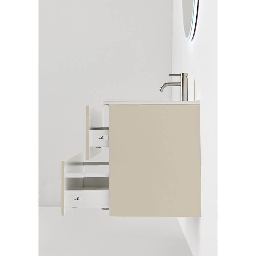 Tvättställsskåp Hafa Sand 2 Lådor med Tvättställ 600