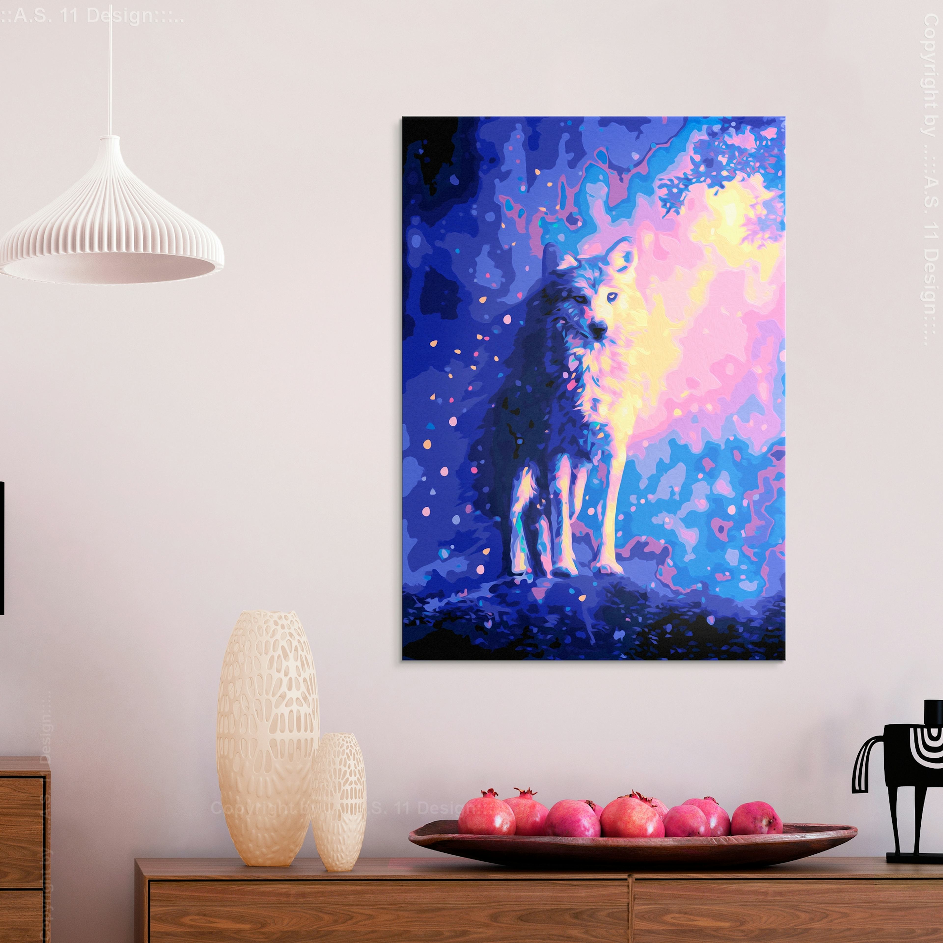 Gör-det-själv Målningar Arkiio Wolf