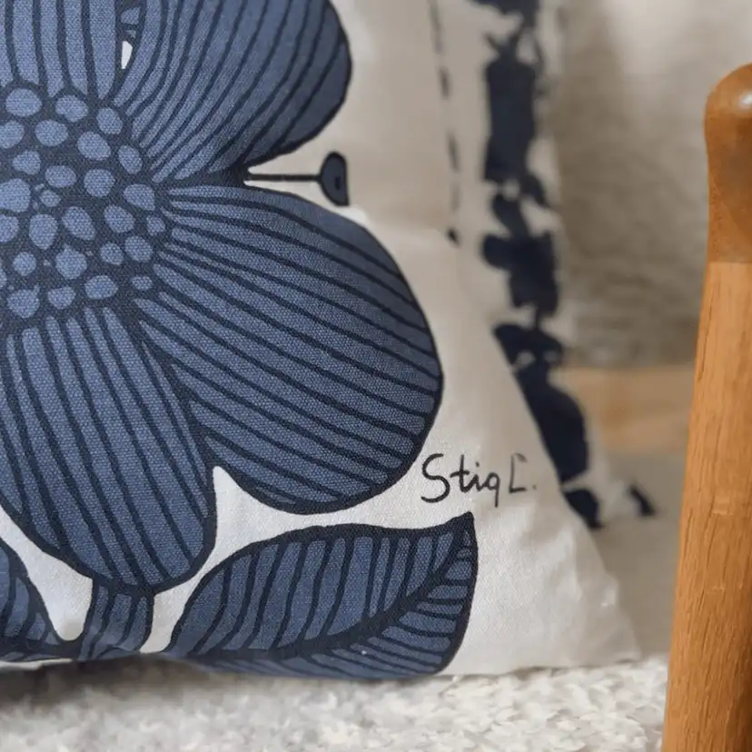 Kuddfodral Svanefors Stig Lindberg Aster XL