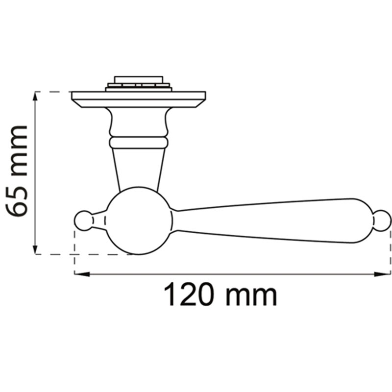 Innerdörrhandtag Habo A9686