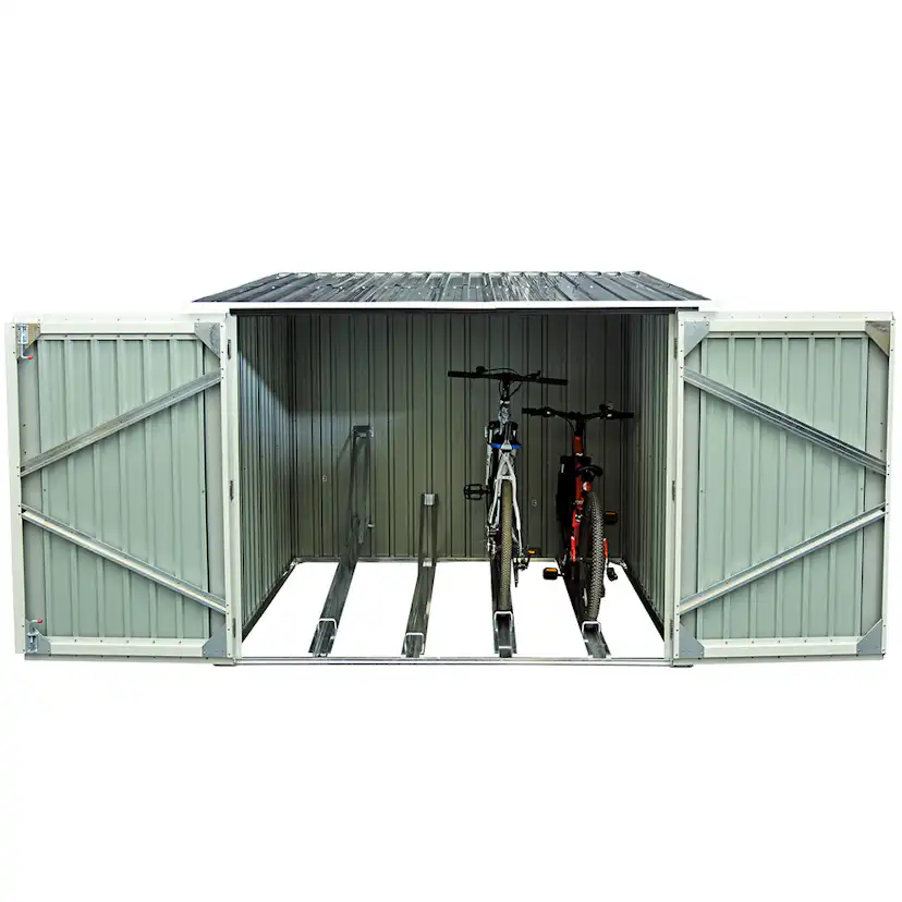 Cykelförråd Metalcraft 4,2m² Låsbart för Utomhusbruk