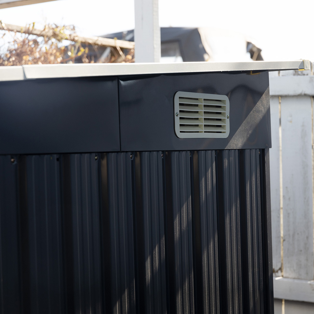 Cykelförråd Metalcraft 4,2m² Låsbart för Utomhusbruk