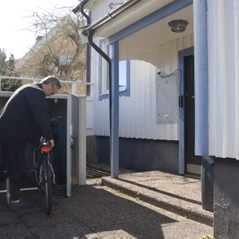 Cykelförråd Metalcraft 4,2m² Låsbart för Utomhusbruk