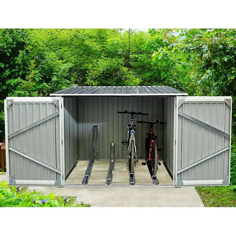 Cykelförråd Metalcraft 4,2m² Låsbart för Utomhusbruk