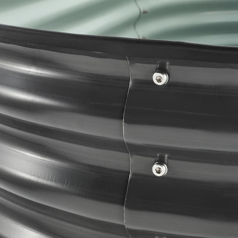 Odlingslåda Metalcraft Galvaniserat Stål 240 cm