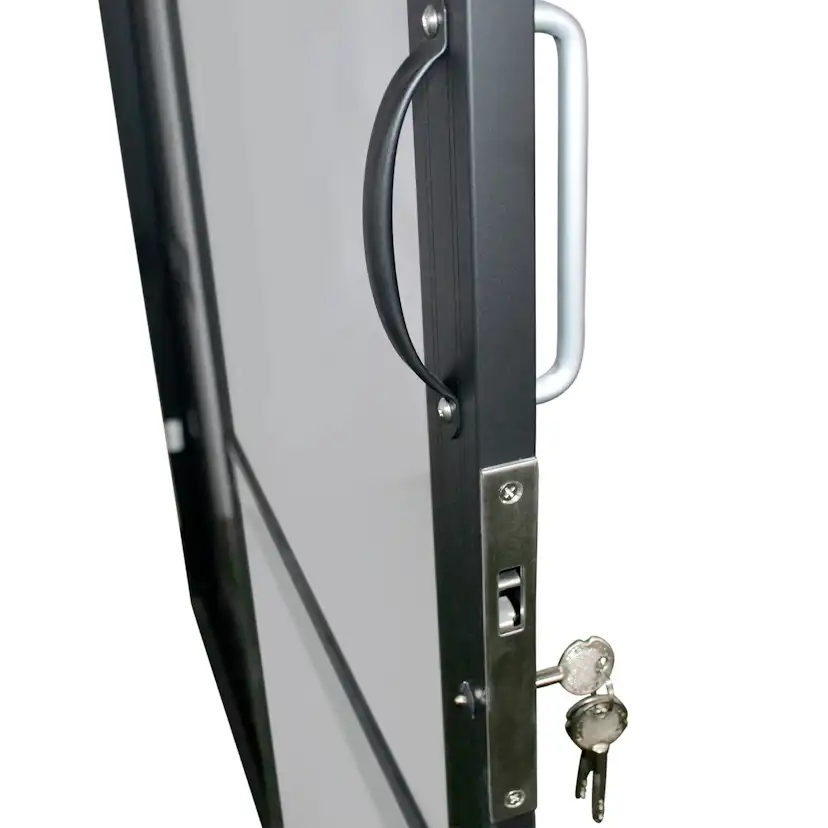 Uterum Metalcraft 10,7m² Säkerhetsglas Svart