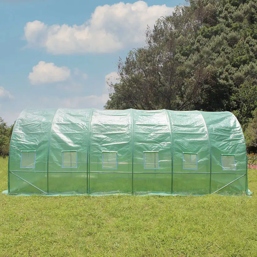 Växthus Metalcraft 18 kvm Tunnelväxthus