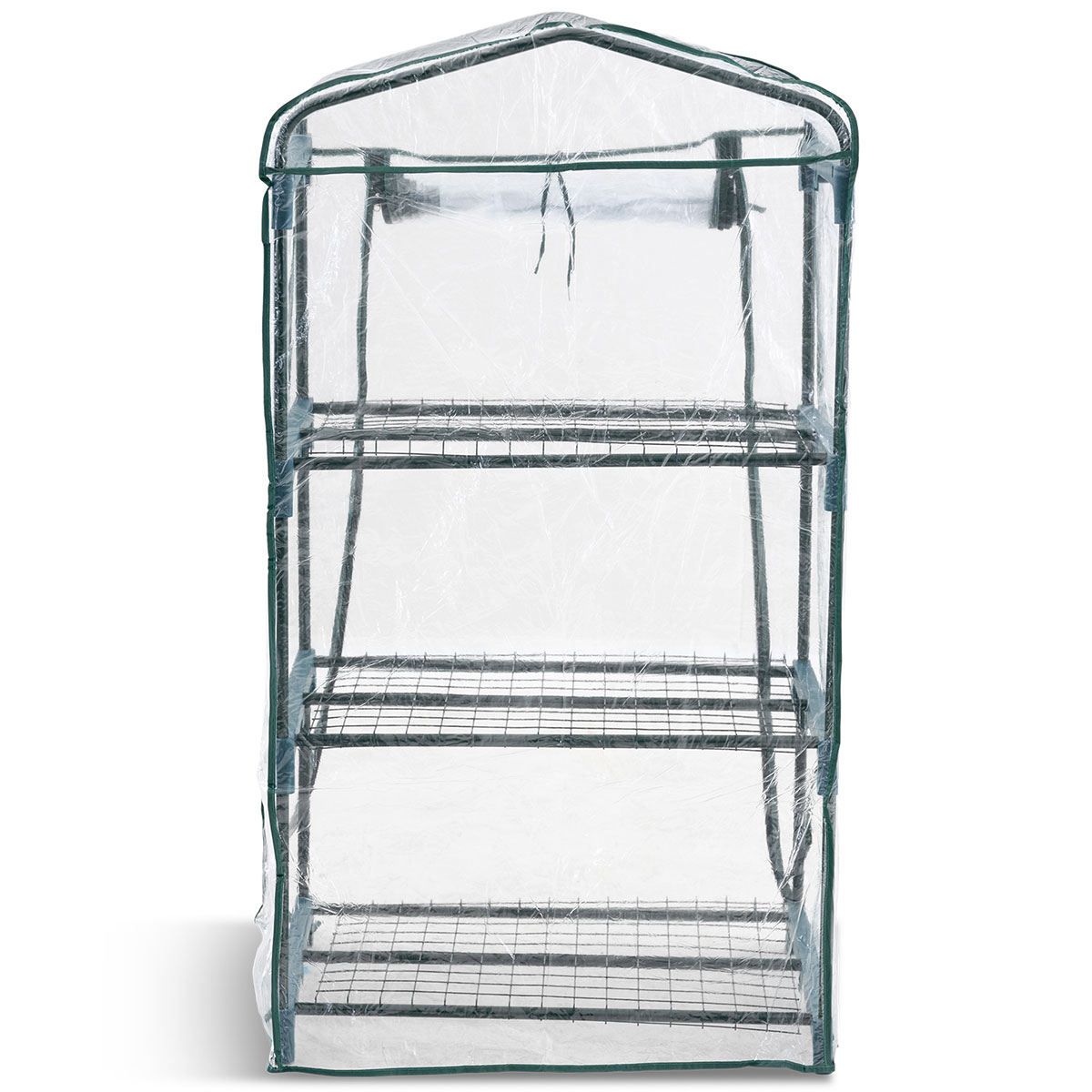 Växthus Metalcraft 0,3 kvm Grön Rektangulärt