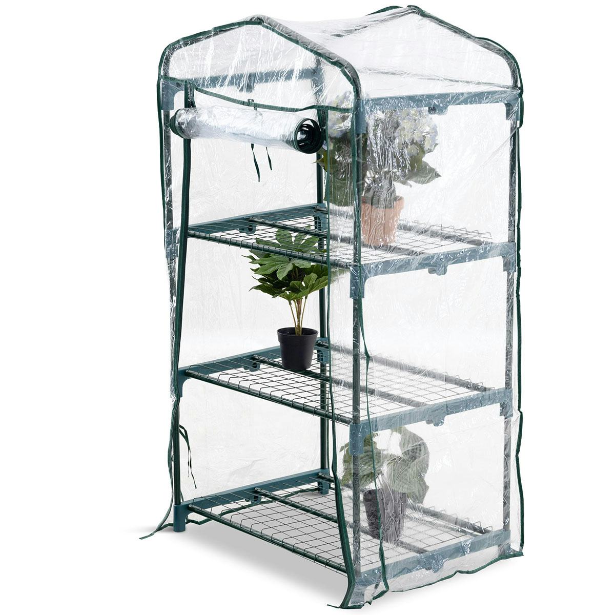 Växthus Metalcraft 0,3 kvm Grön Rektangulärt