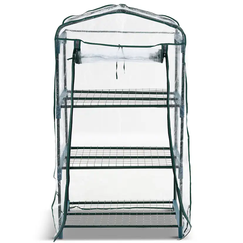 Växthus Metalcraft 0,3 kvm Grön Rektangulärt