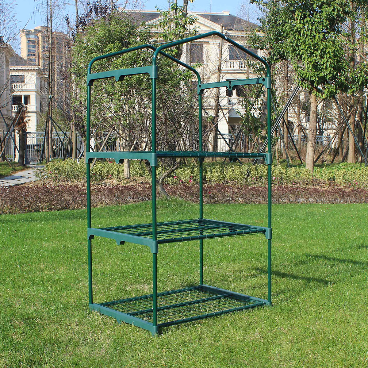 Växthus Metalcraft 0,3 kvm Grön Rektangulärt