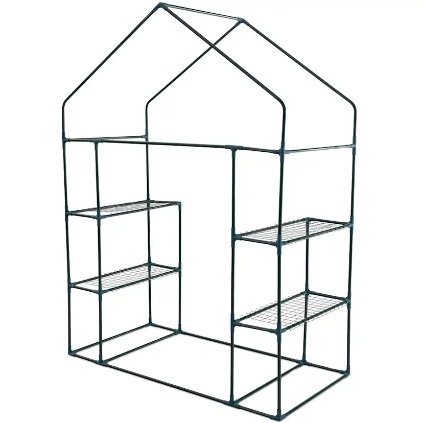 Växthus Metalcraft 1,04 kvm Grön Rektangulärt