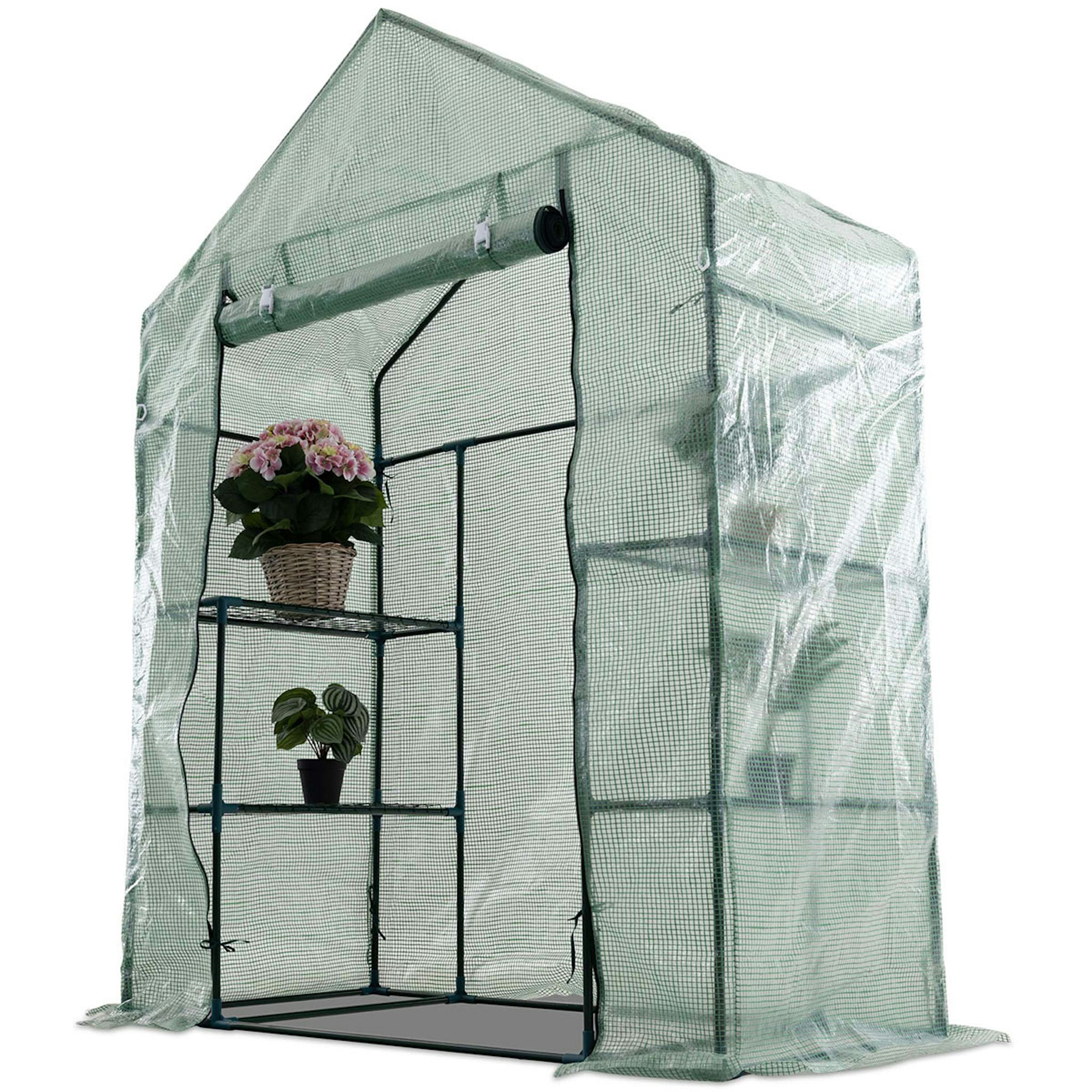 Växthus Metalcraft 1,04 kvm Grön Rektangulärt