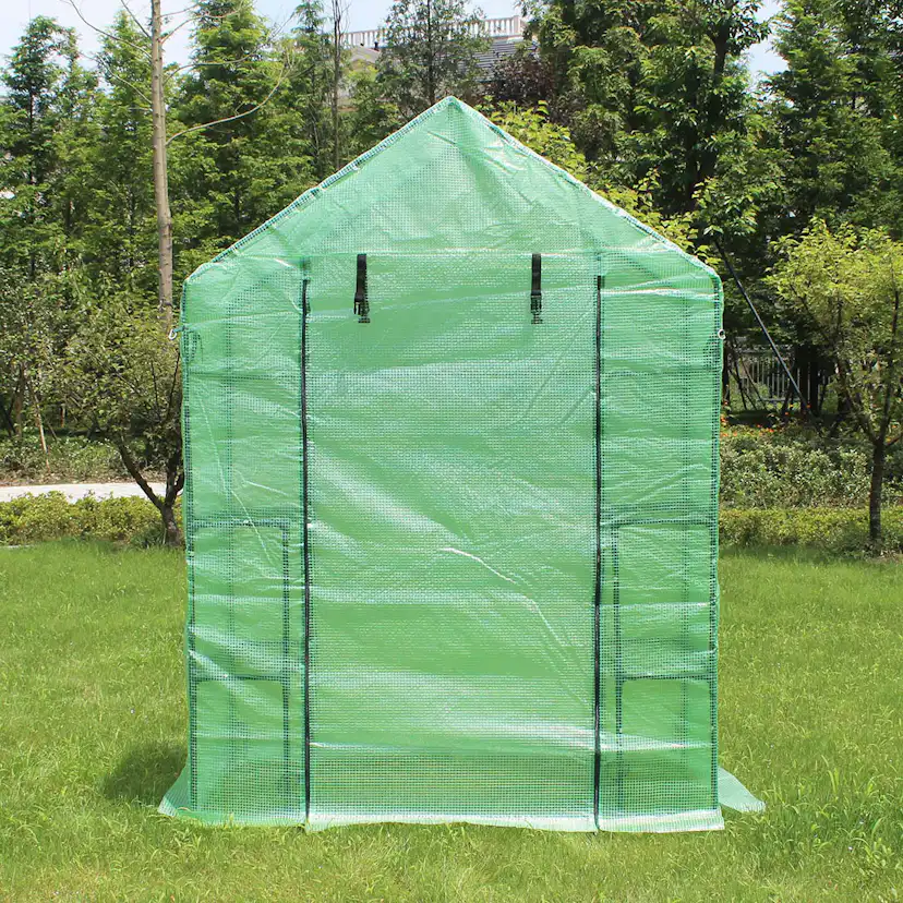 Växthus Metalcraft 1,04 kvm Grön Rektangulärt