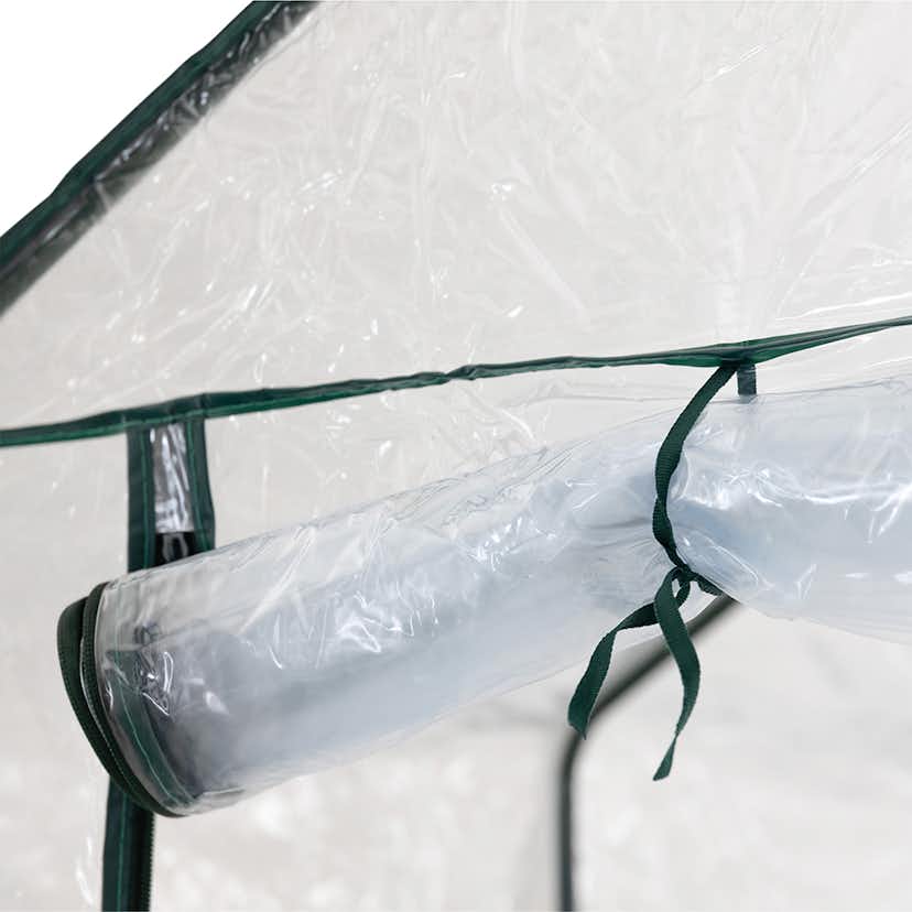 Plastväxthus Metalcraft 8 hyllor Transparent