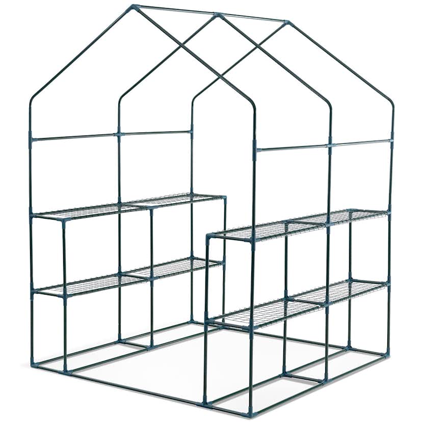 Växthus Metalcraft 2,04 kvm Grön Kvadrat