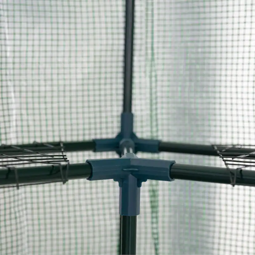 Växthus Metalcraft 3,8 kvm Grön Sexkantigt