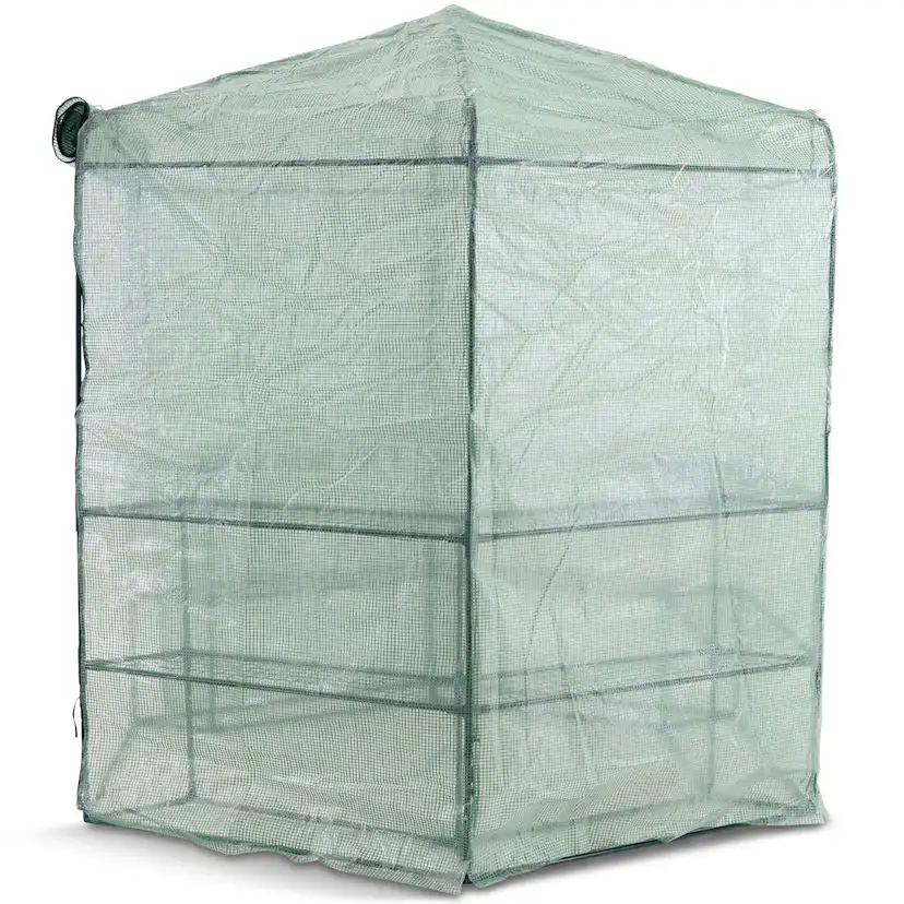 Växthus Metalcraft 3,8 kvm Grön Sexkantigt