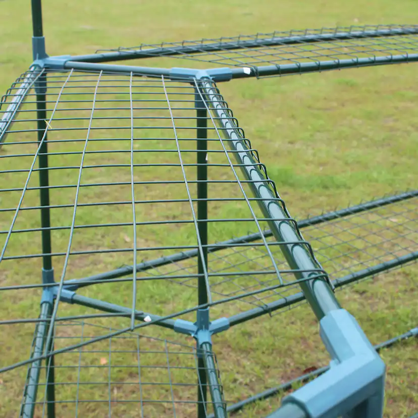 Växthus Metalcraft 3,8 kvm Grön Sexkantigt