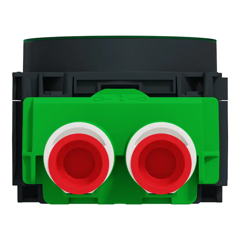 Apparatdosa Schneider Electric Multifix med Lock för Enkelgips 13 mm Fyra flexibla stutsar 16/20 mm