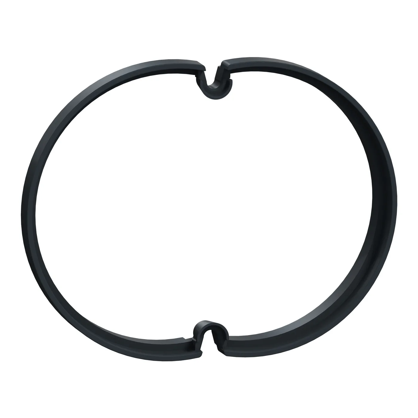 Påbyggnadsring Schneider Electric Multifix 1,5-modul 6 mm Svart