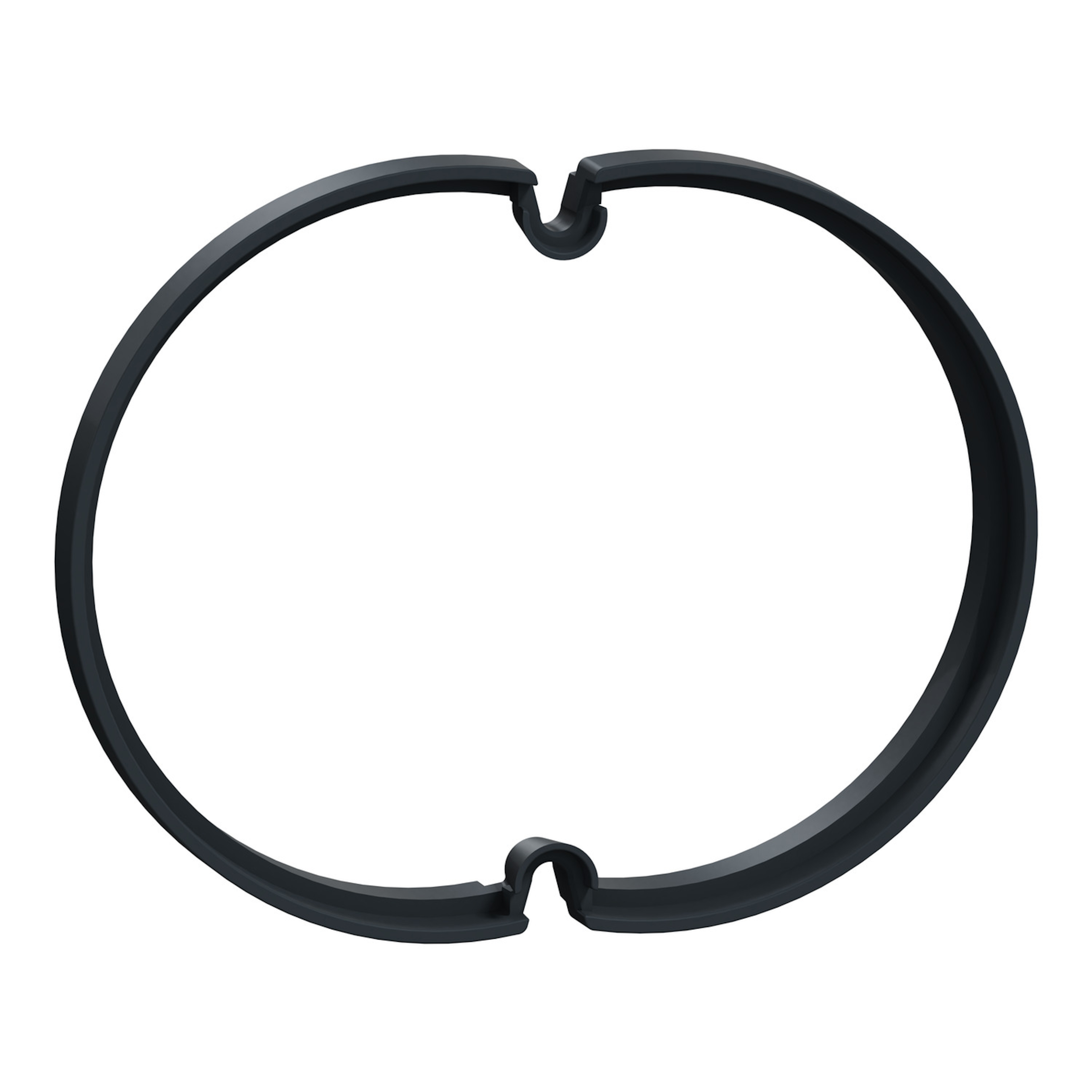 Påbyggnadsring Schneider Electric Multifix 1,5-modul 6 mm Svart