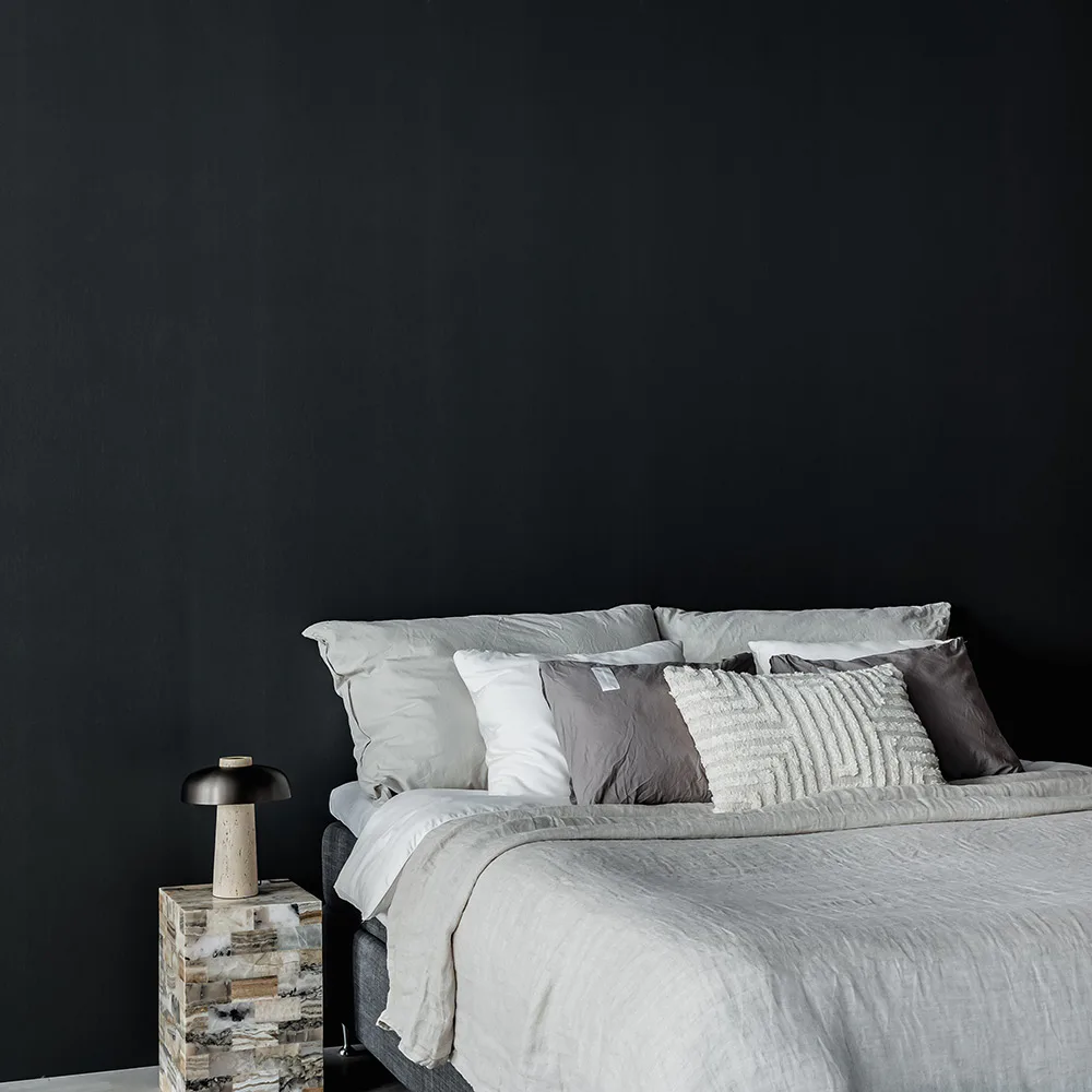 Designpanel Wood on wall Ek Svartbrunlackad