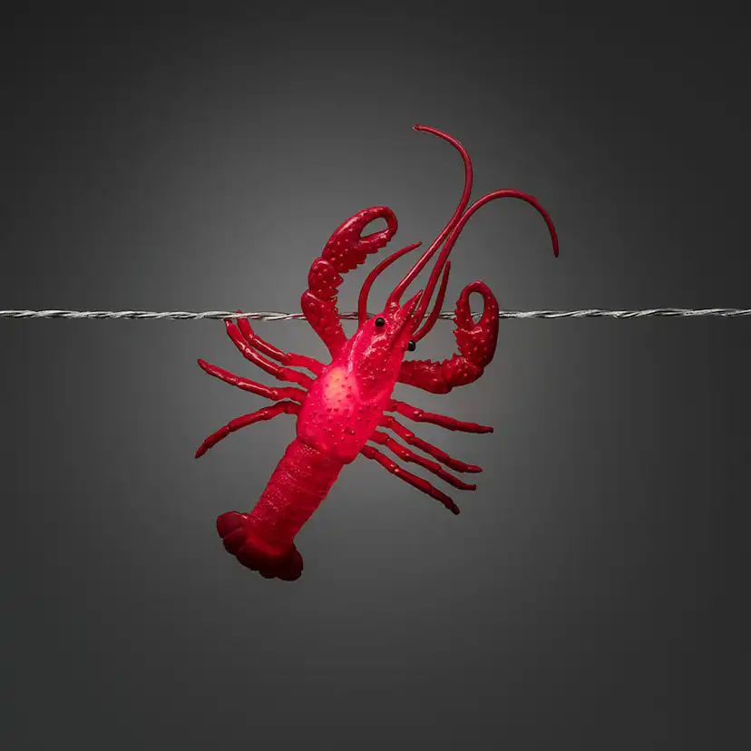 Ljusslinga Gnosjö Konstsmide Kräftor LED Batteridriven