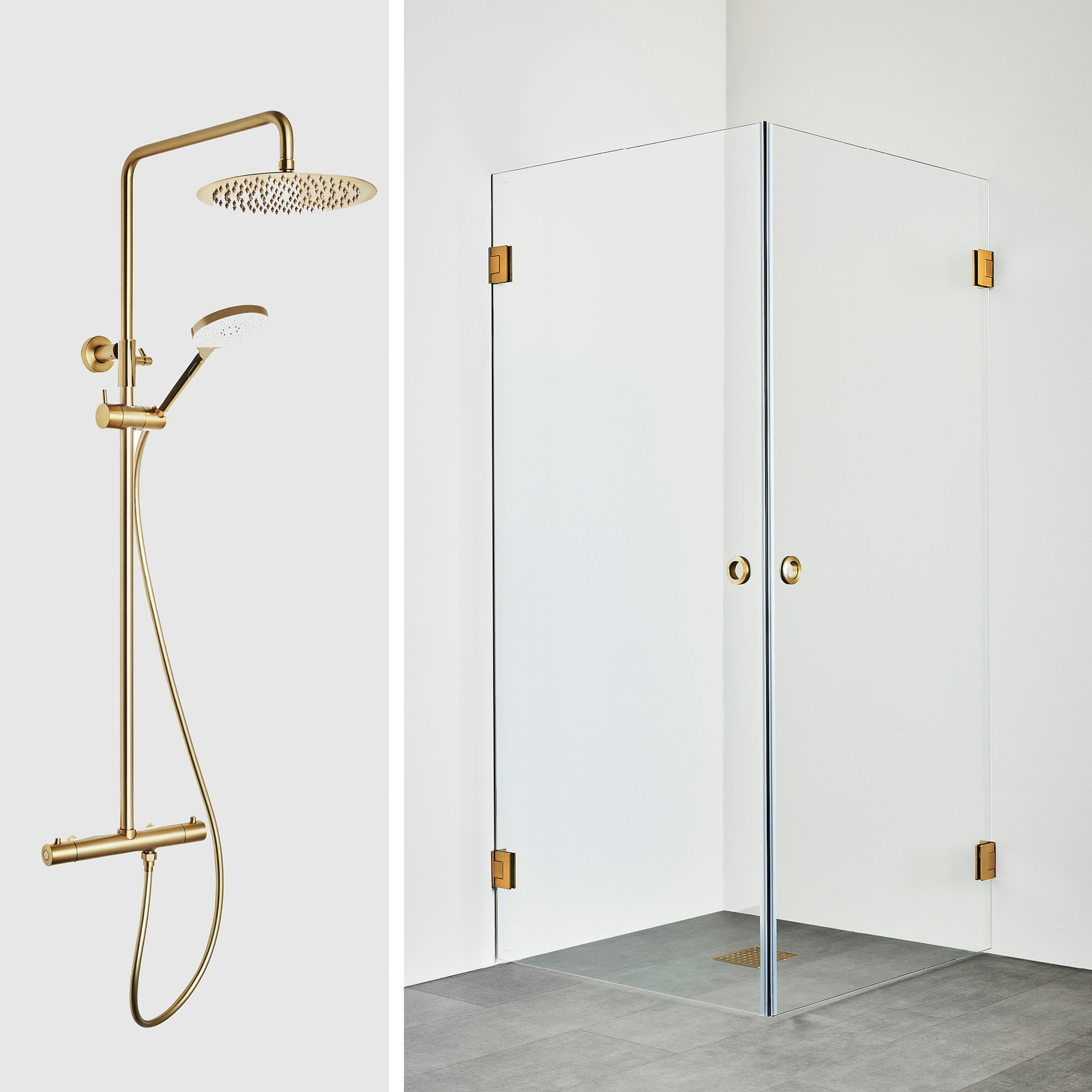 Duschpaket Hafa Duschhörn Infinity med Takduschset Fine