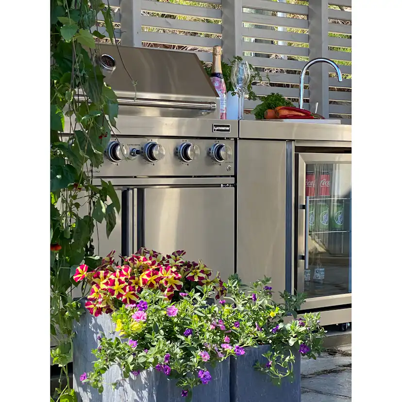 Fristående Gasolgrill Myoutdoorkitchen Classic Line Stainless 304SS med 6 Brännare
