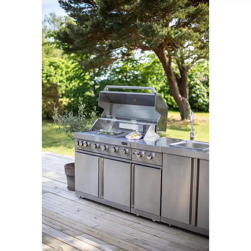 Fristående Gasolgrill Myoutdoorkitchen Classic Line Stainless 304SS med 6 Brännare