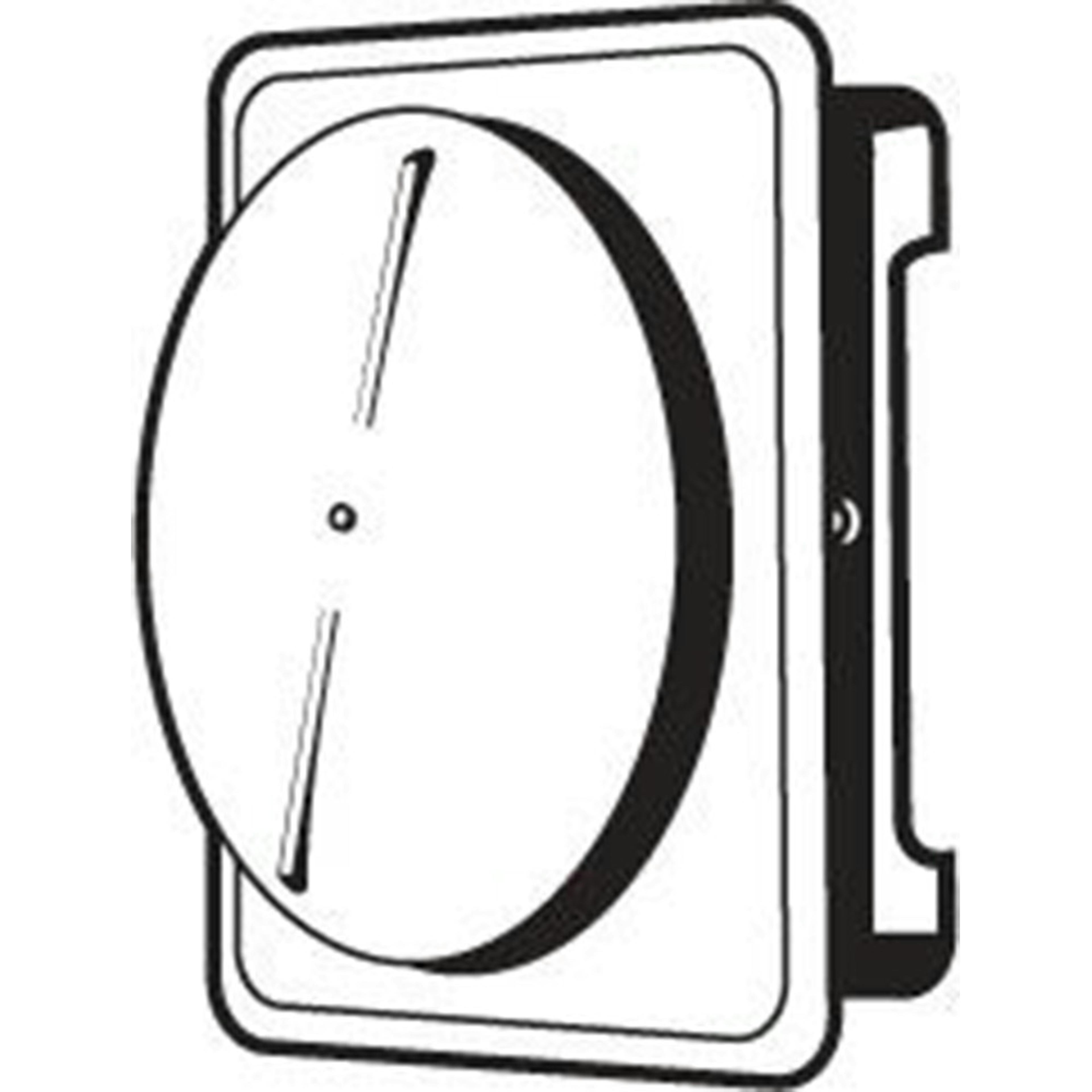 Tallriksventil Leif Arvidsson Rektangulär Ram