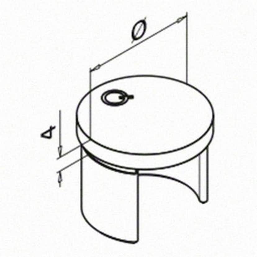 Ändknopp Herrljunga Ledstångsfabrik Notrör Utomhus