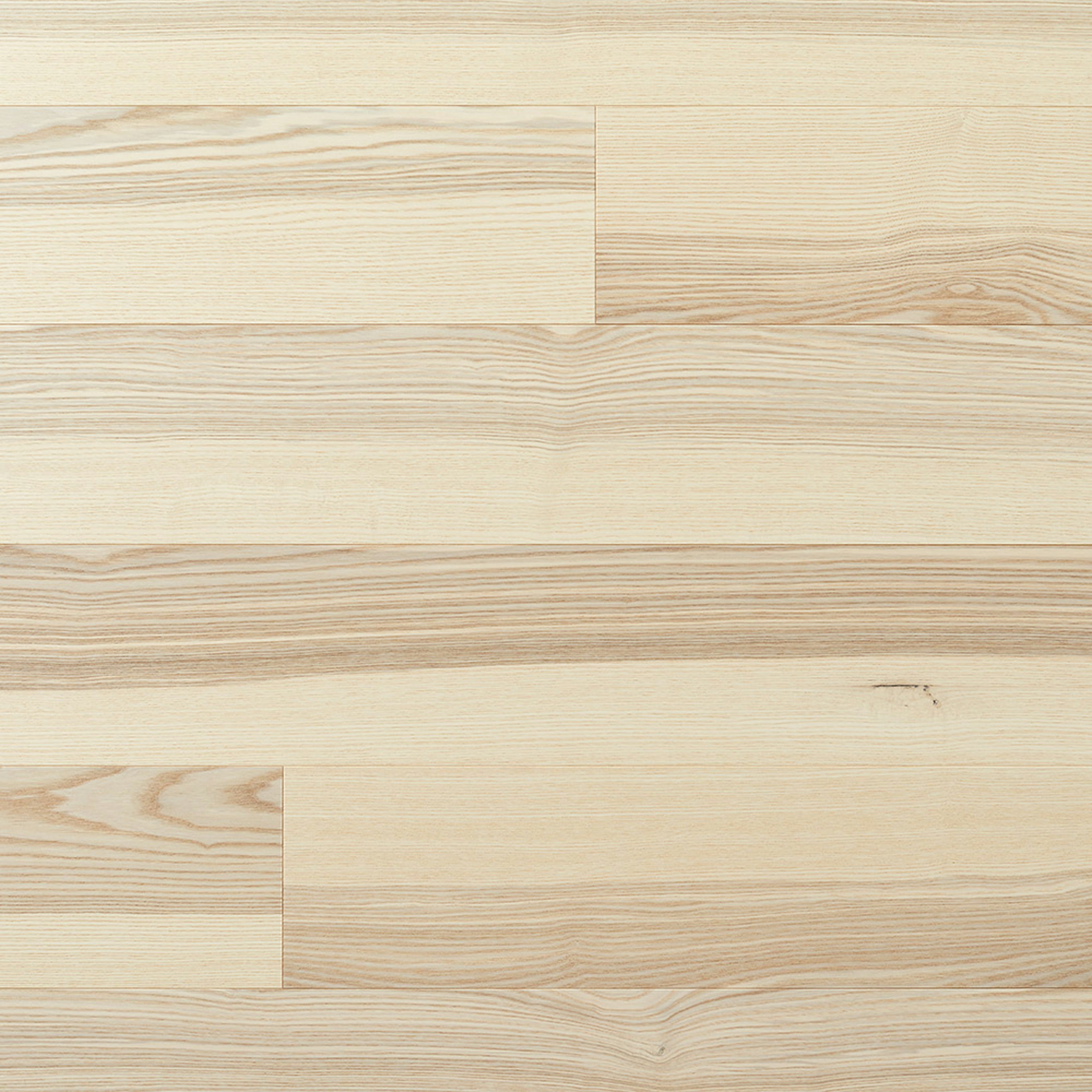 Parkettgolv Moland Molaloc+ Wideplank Ask Med Kärnved Vit Mattlack