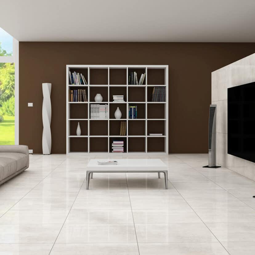 Klinker Netto Ceramika Cemento Siena Light Grey Lappato 60x60 cm