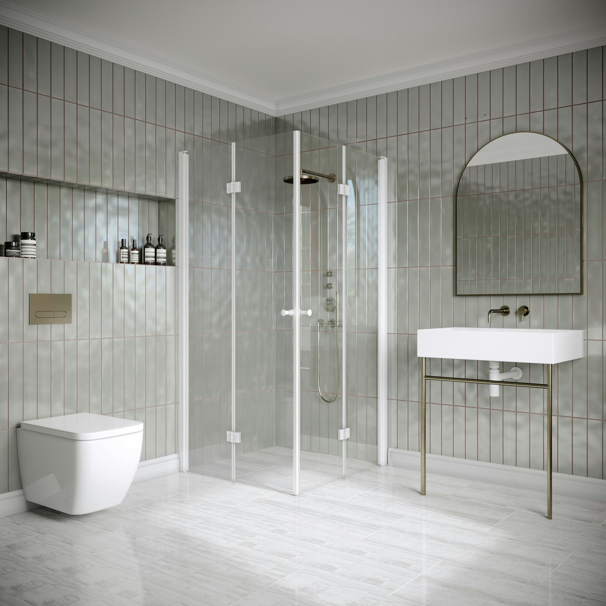 Duschhörn Hietakari Classic 150 Vikbara Dörrar