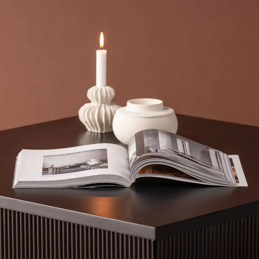 Soffbord Venture Home Lenox Svart Rektangulärt Vardagsrumsbord