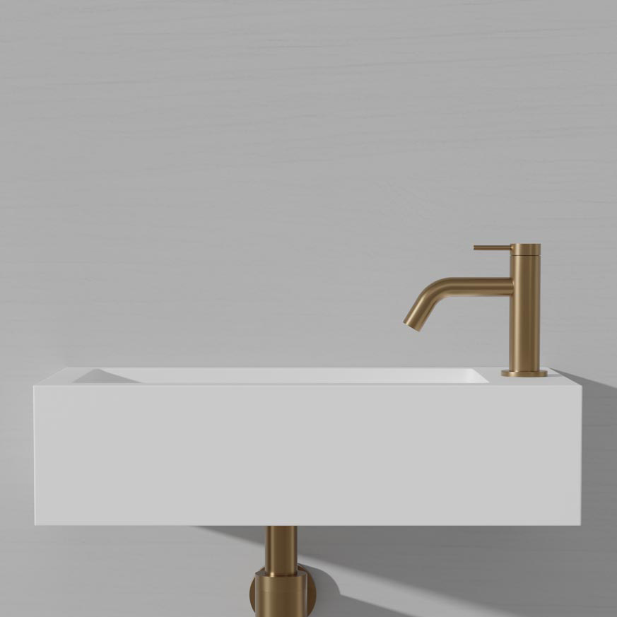 Vattenlås Scandtap Style i Rostfritt Stål för Handfat