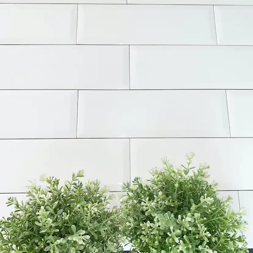 Kakel Tenfors Metro Vit Blank 10x30 cm