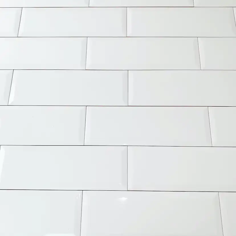 Kakel Tenfors Metro Vit Blank 10x30 cm