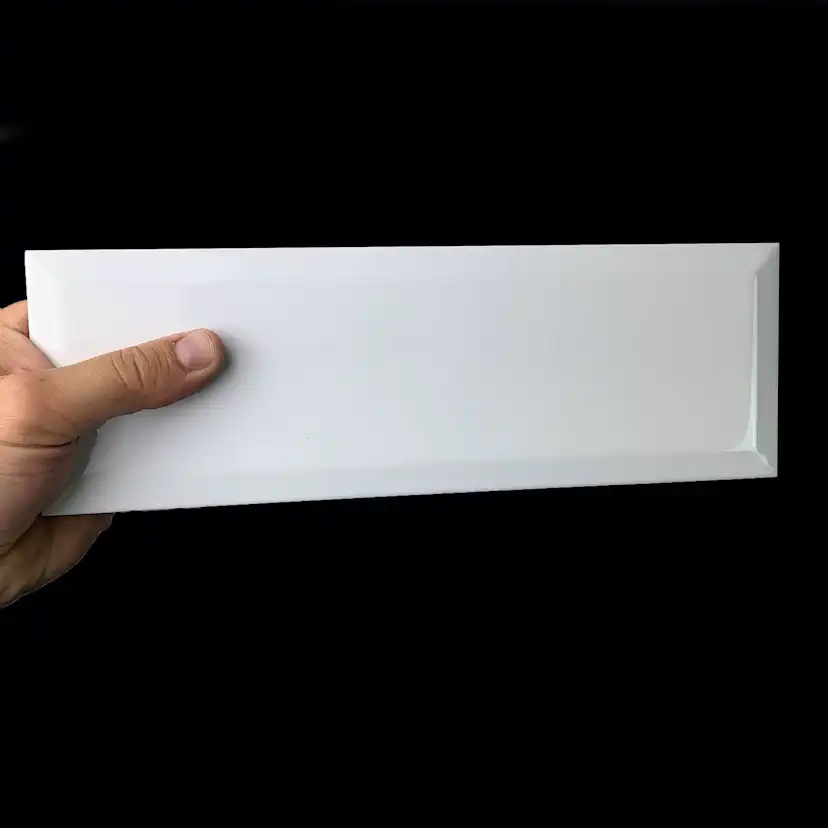 Kakel Tenfors Metro Vit Blank 10x30 cm