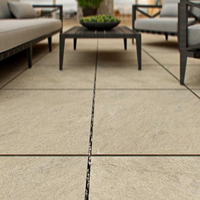 Uteklinker Tenfors Pietra Serena Cream 60x60 cm