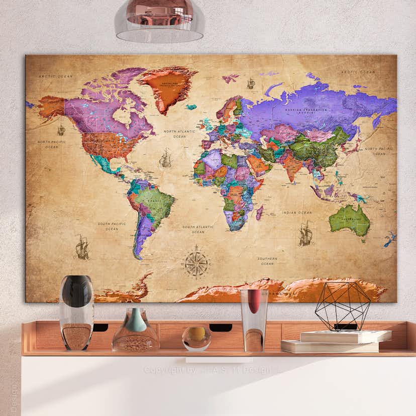 Anslagstavla Arkiio Colourful Travels